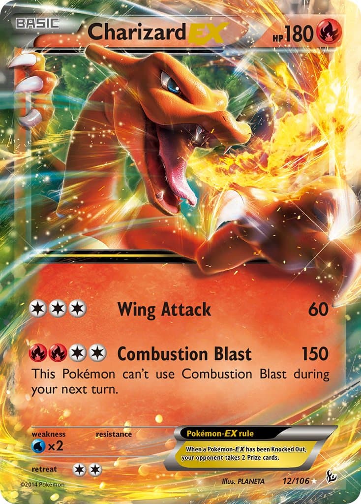 Charizard Ex — Flashfire Pokémon card