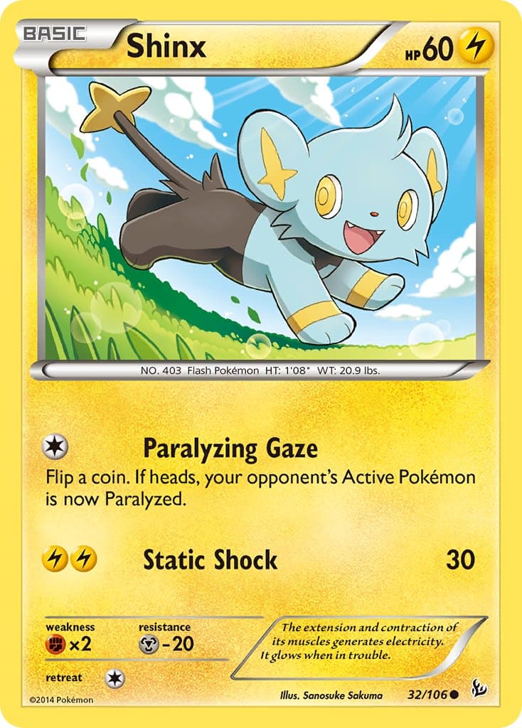 Shinx — Flashfire Pokémon card