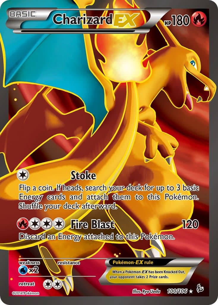Charizard Ex — Flashfire Pokémon card