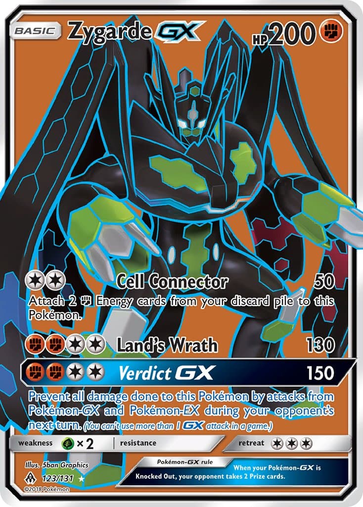 Zygarde Gx — Forbidden Light Pokémon card