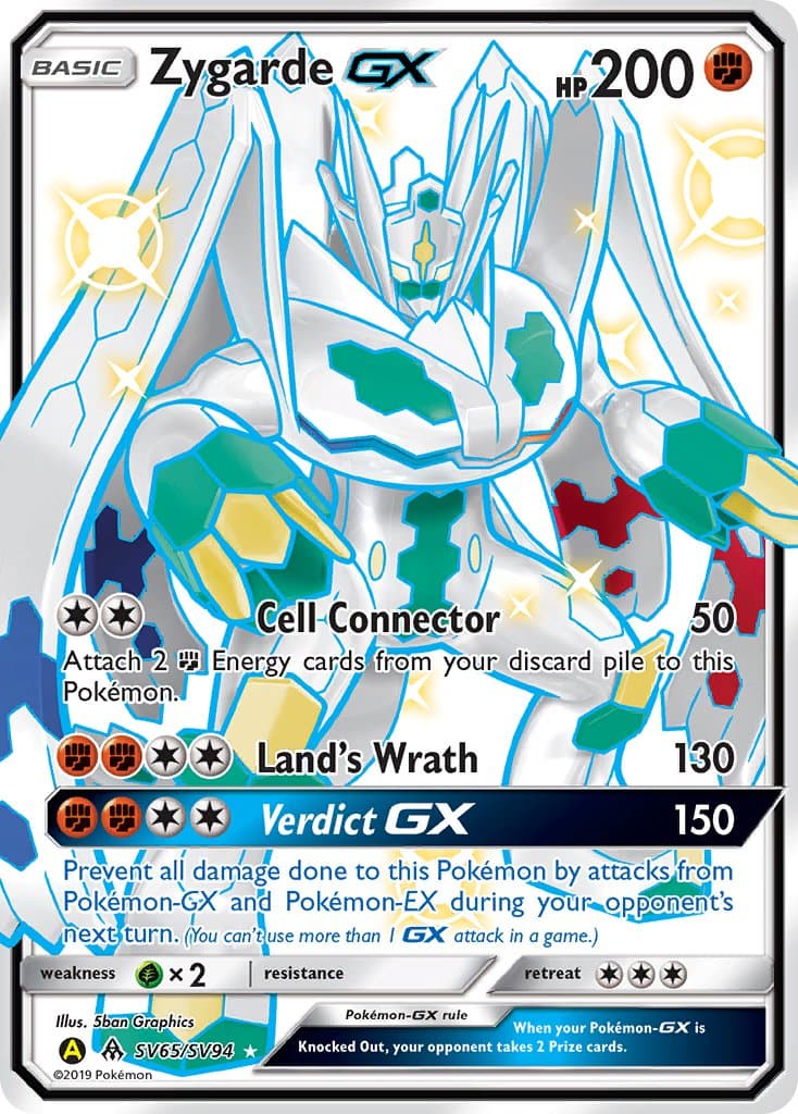 Zygarde Gx Yaa 065ya — Forbidden Light Pokémon card