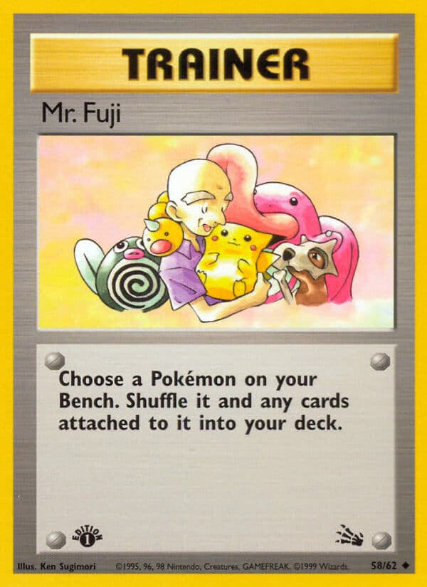 Mr Fuji — Fossil Pokémon card