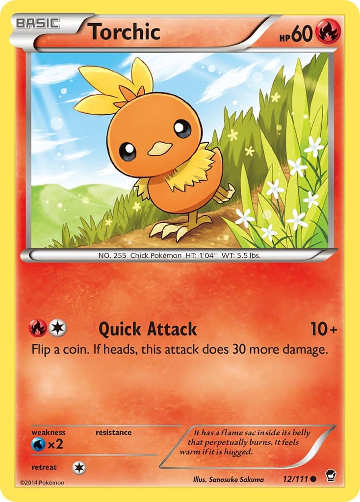 Torchic — Furious Fists Pokémon card