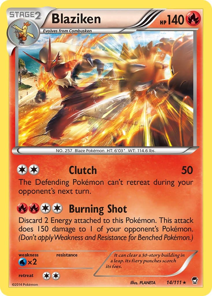 Blaziken — Furious Fists