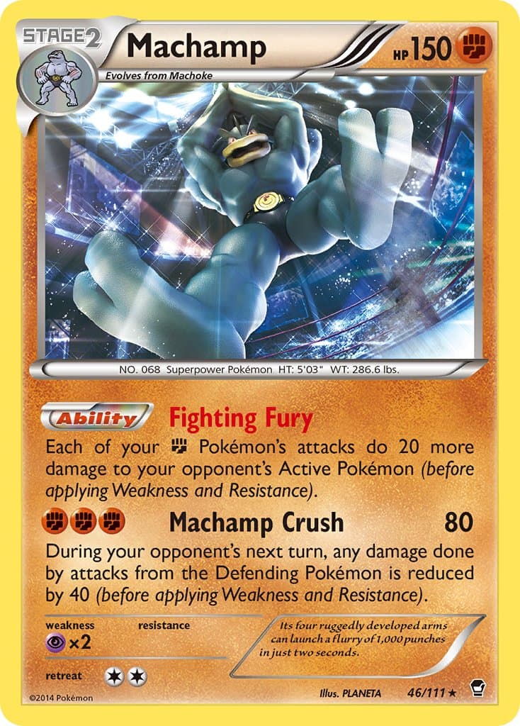 Machamp — Furious Fists Pokémon card