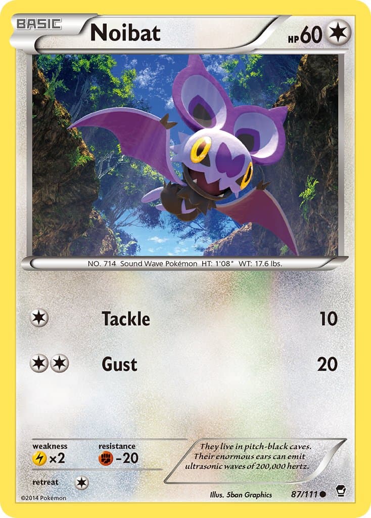 Noibat — Furious Fists Pokémon card