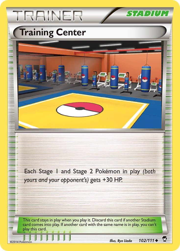 Training Center — Furious Fists Pokémon card
