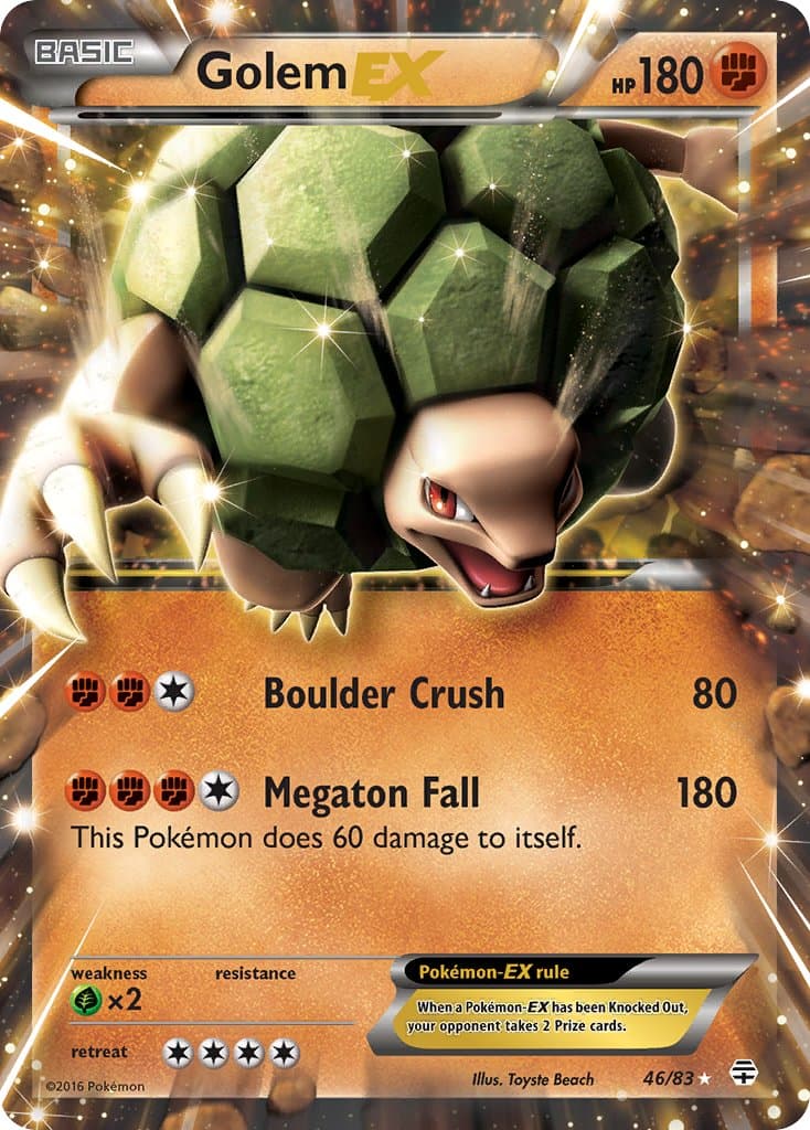 Golem Ex — Generations Pokémon card