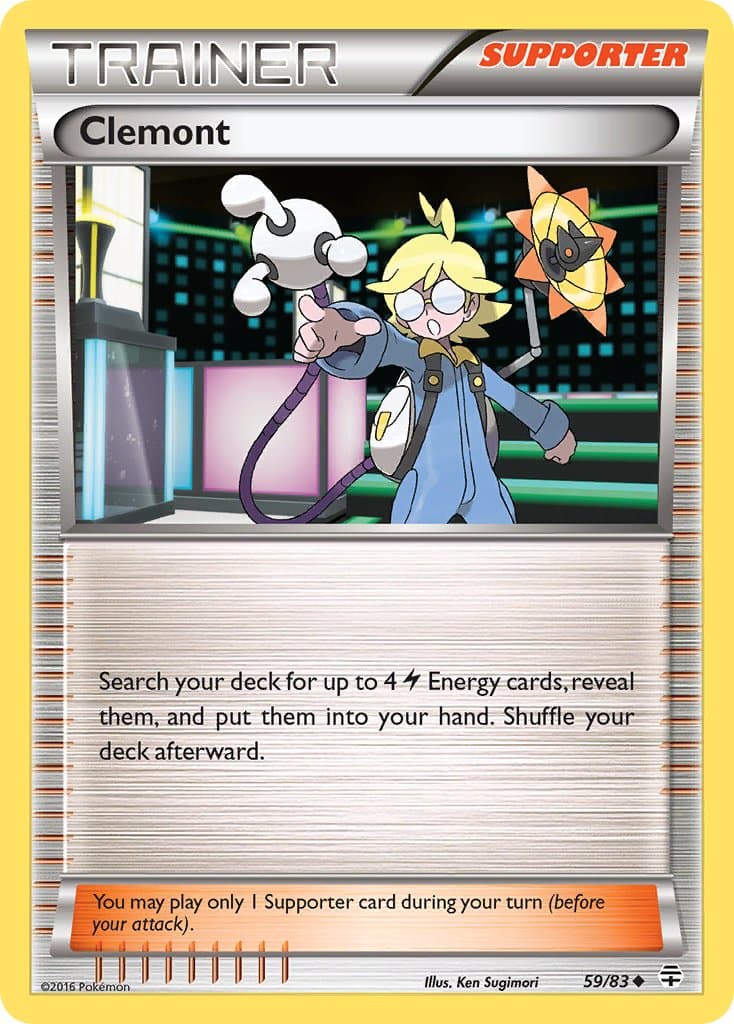 Clemont — Generations Pokémon card