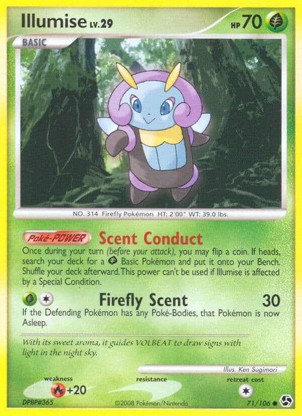 Illumise — Great Encounters Pokémon card