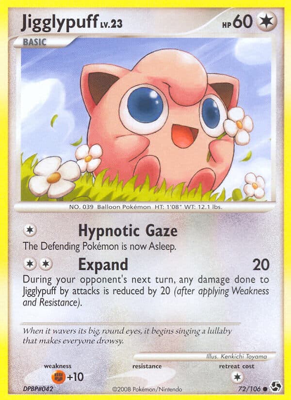Jigglypuff — Great Encounters Pokémon card