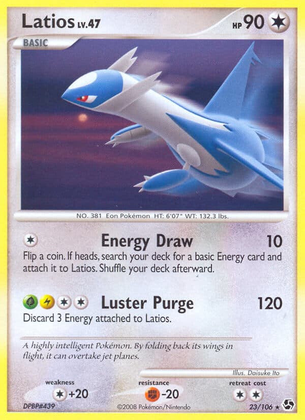 Latios — Great Encounters Pokémon card