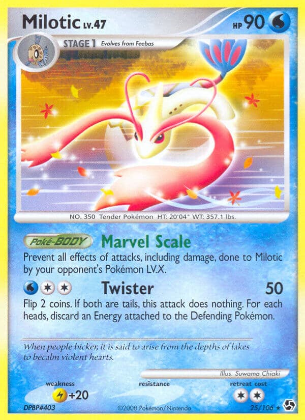 Milotic — Great Encounters Pokémon card