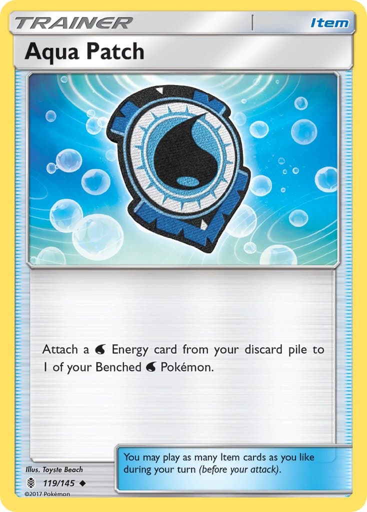 Aqua Patch — Guardians Rising Pokémon card