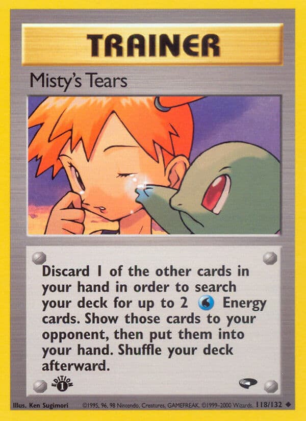 Mistys Tears — Gym Challenge Pokémon card
