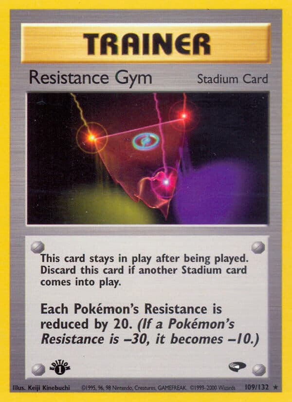 Resistance Gym — Gym Challenge Pokémon card