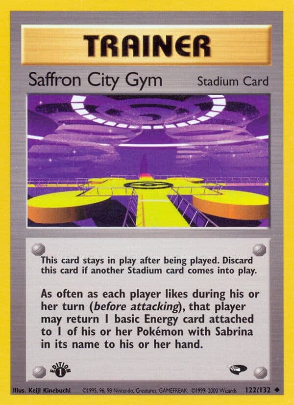 Saffron City Gym — Gym Challenge Pokémon card