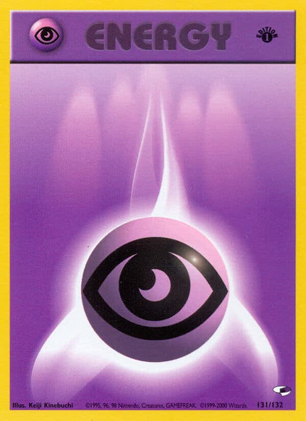 Psychic Energy — Gym Heroes Pokémon card