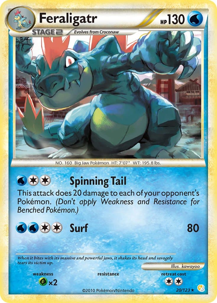 Feraligatr — Heartgold Soulsilver