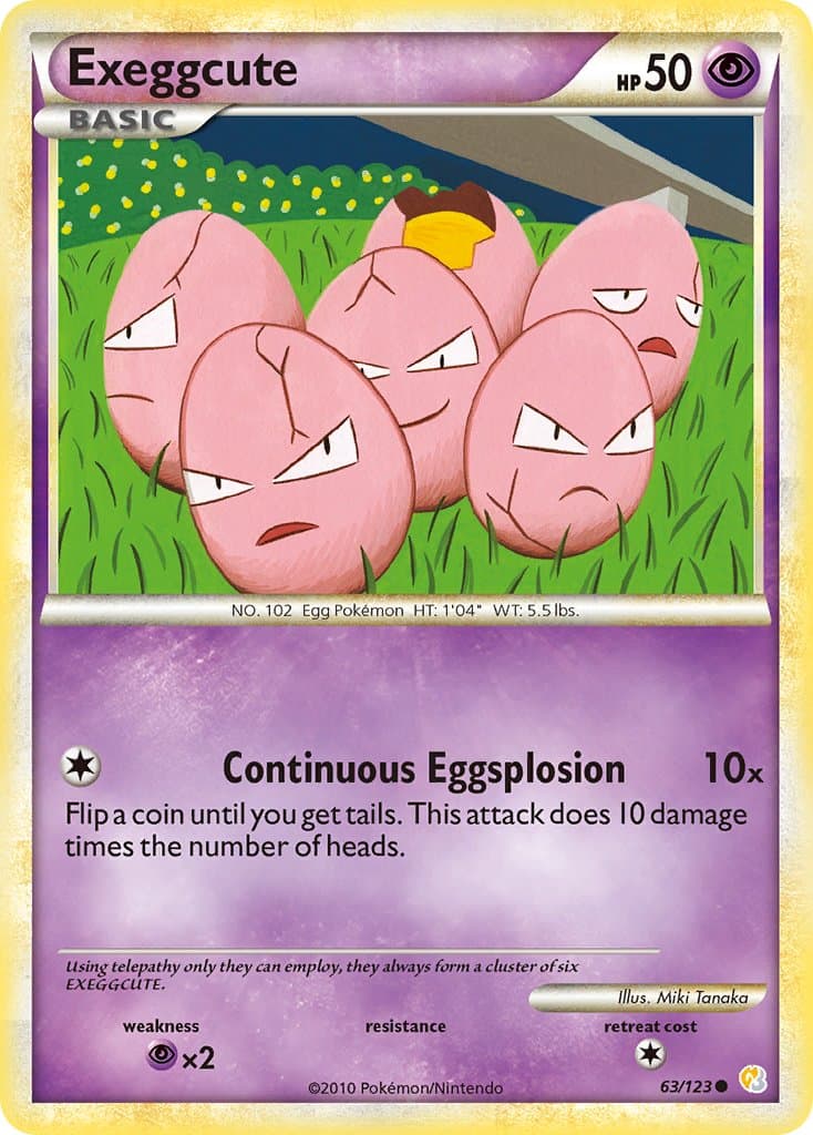 Exeggcute — Heartgold Soulsilver