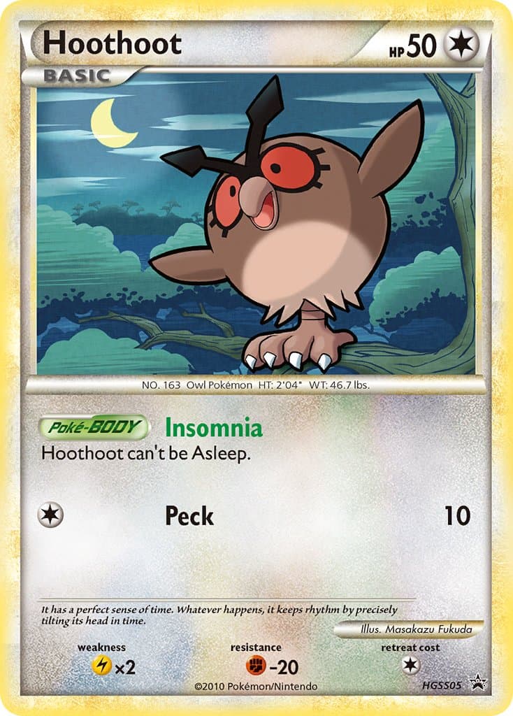 Hoothoot — Heartgold Soulsilver Promos Pokémon card