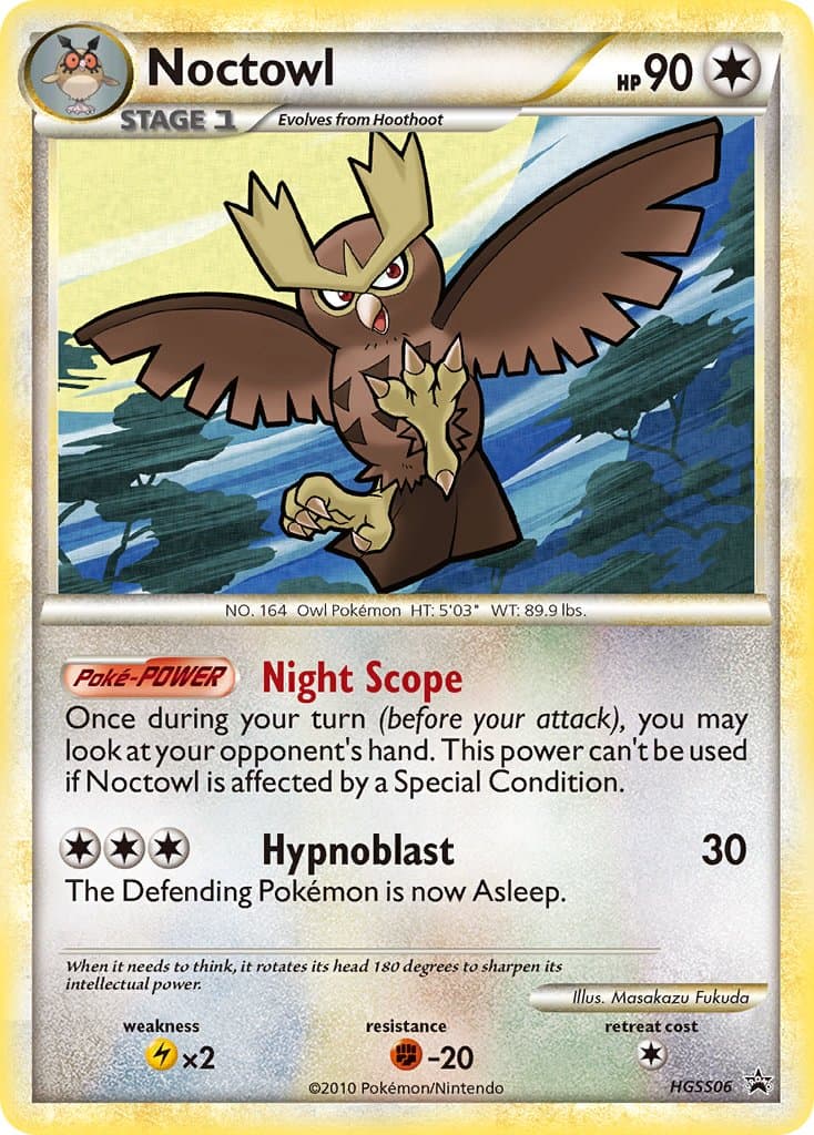 Noctowl — Heartgold Soulsilver Promos Pokémon card