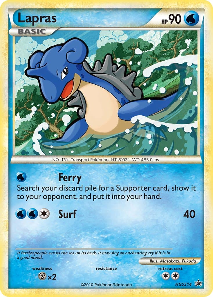 Lapras — Heartgold Soulsilver Promos Pokémon card