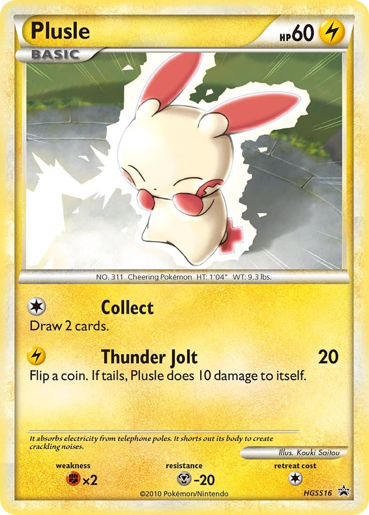 Plusle — Heartgold Soulsilver Promos Pokémon card