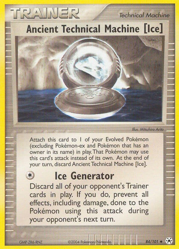 Ancient Technical Machine Ice — Hidden Legends Pokémon card