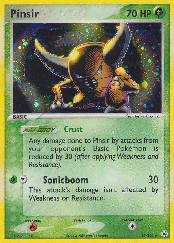 Pinsir — Hidden Legends Pokémon card