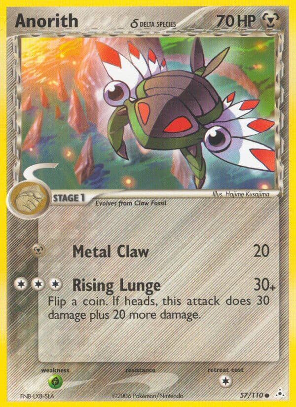 Anorith Delta — Holon Phantoms Pokémon card
