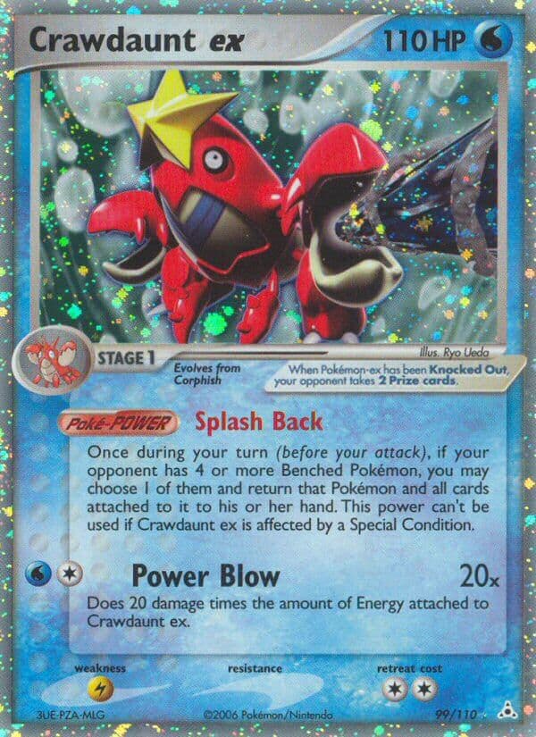 Crawdaunt Ex — Holon Phantoms Pokémon card