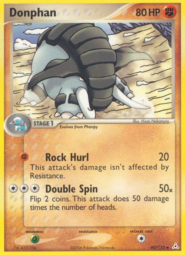 Donphan — Holon Phantoms Pokémon card