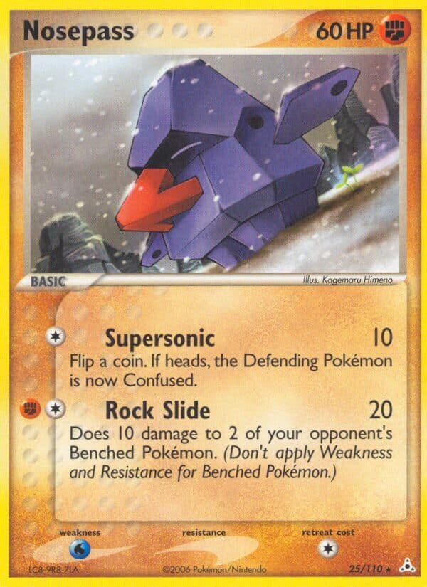 Nosepass Delta — Holon Phantoms Pokémon card