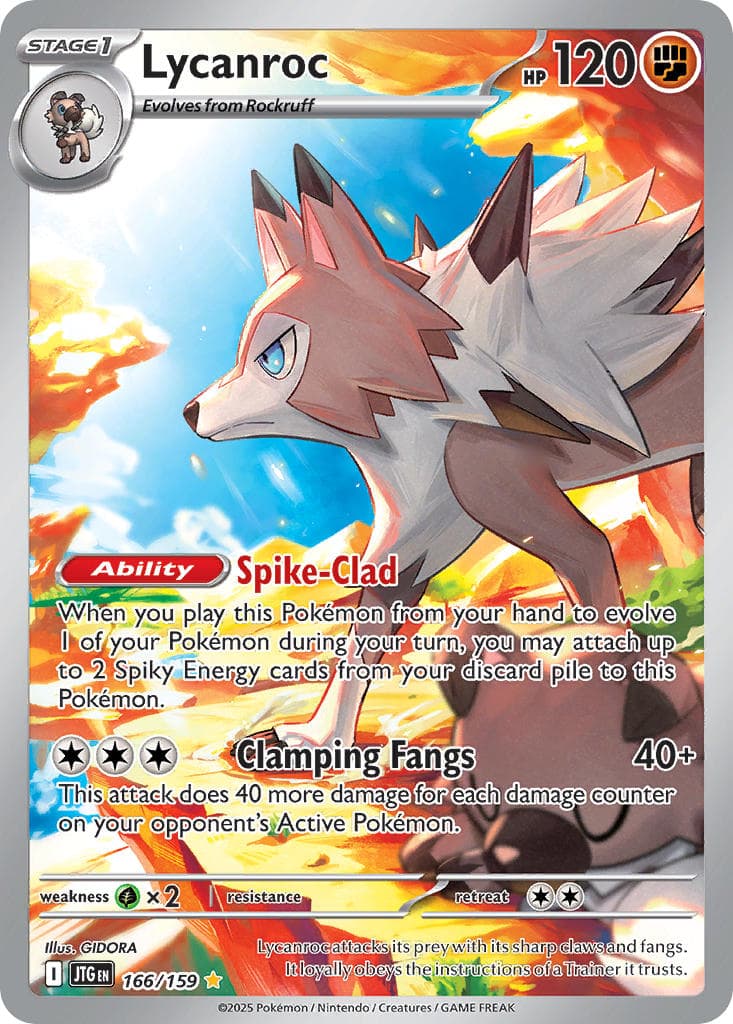 Lycanroc — Journey Together Pokémon card