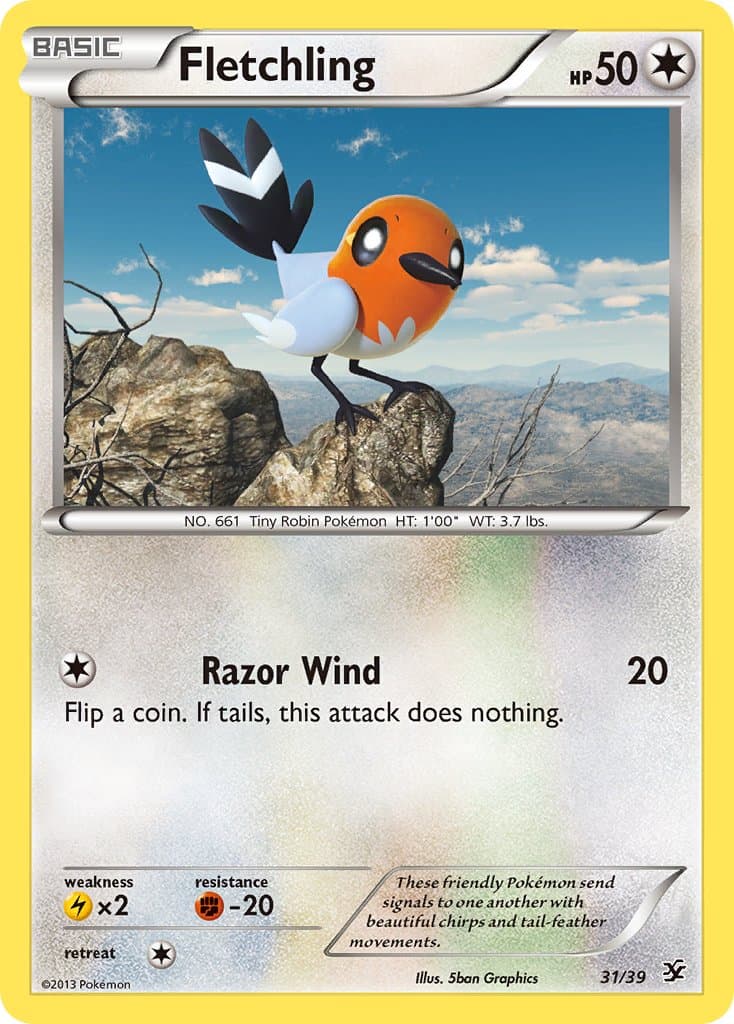 Fletchling — Kalos Starter Set