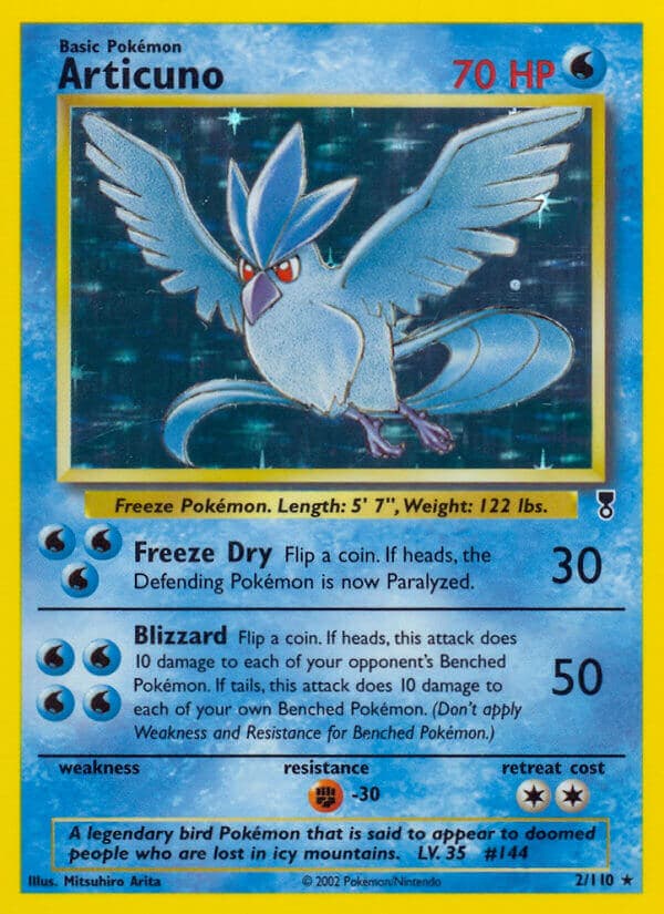 Articuno — Legendary Collection Pokémon card