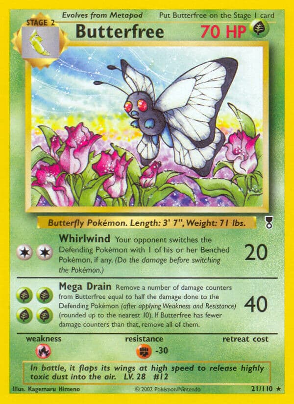Butterfree — Legendary Collection Pokémon card