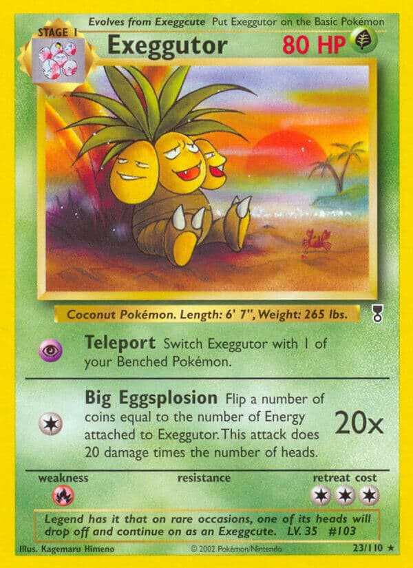 Exeggutor — Legendary Collection Pokémon card