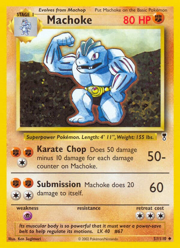 Machoke — Legendary Collection Pokémon card