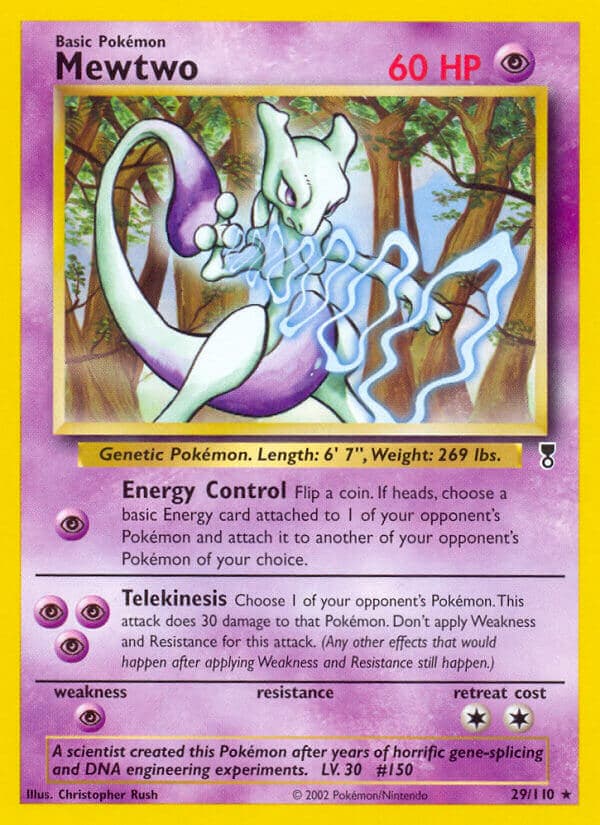Mewtwo — Legendary Collection Pokémon card