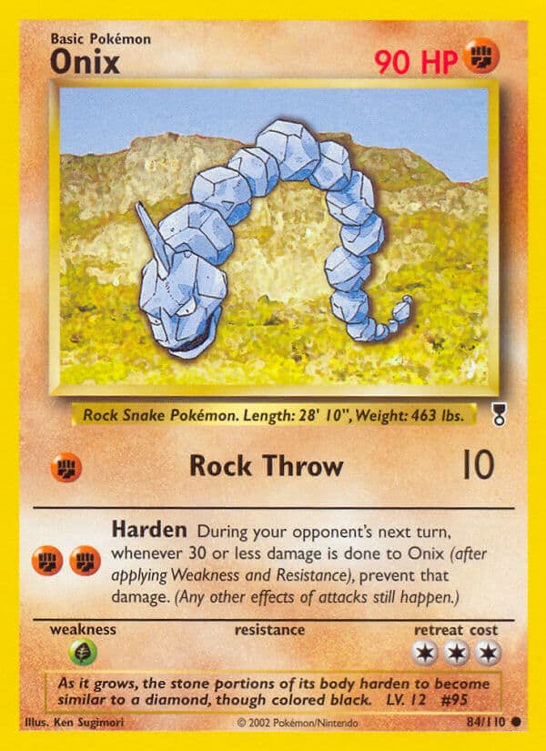 Onix — Legendary Collection Pokémon card