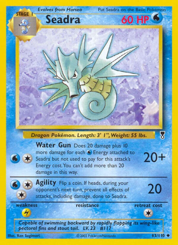 Seadra — Legendary Collection Pokémon card