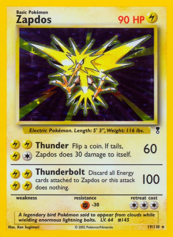 Zapdos — Legendary Collection Pokémon card