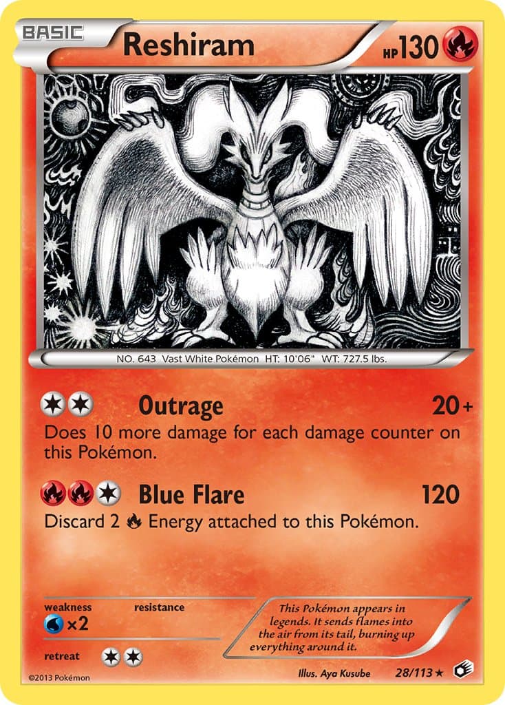 Reshiram — Legendary Treasures