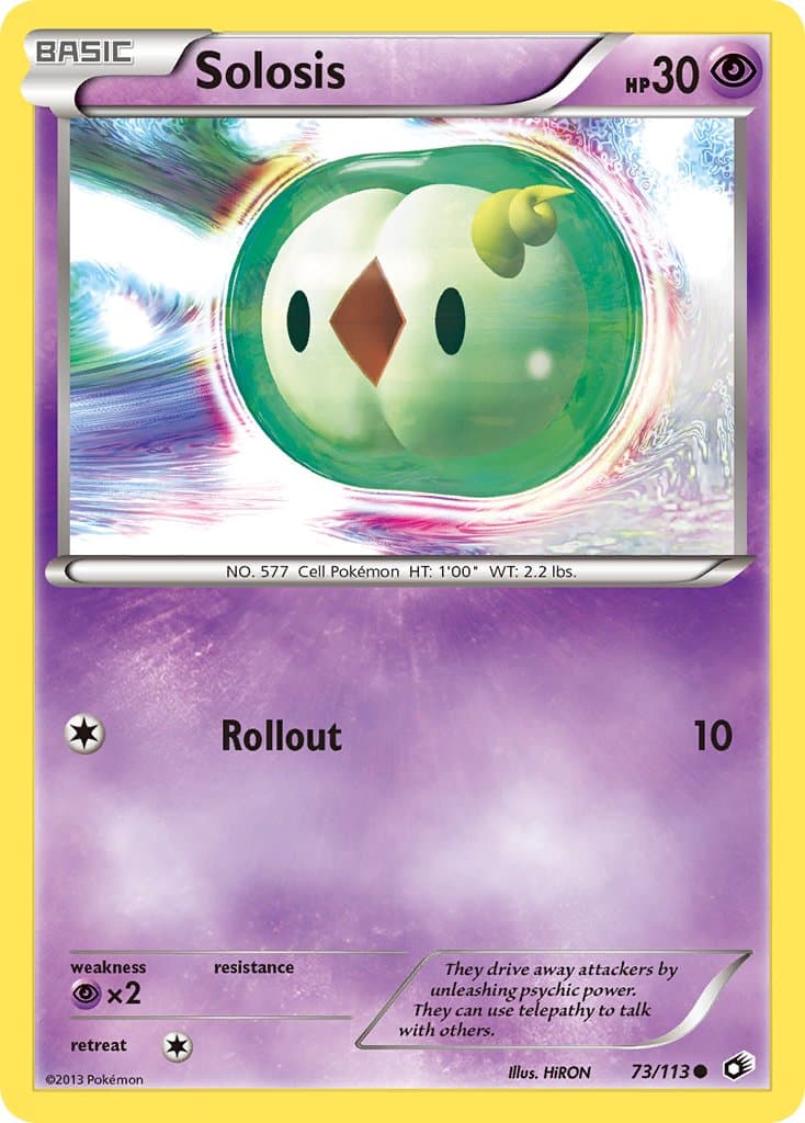 Solosis — Legendary Treasures Pokémon card
