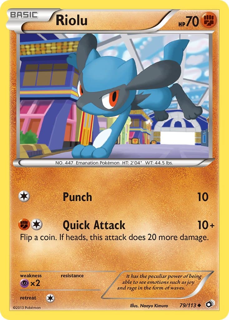 Riolu — Legendary Treasures Pokémon card