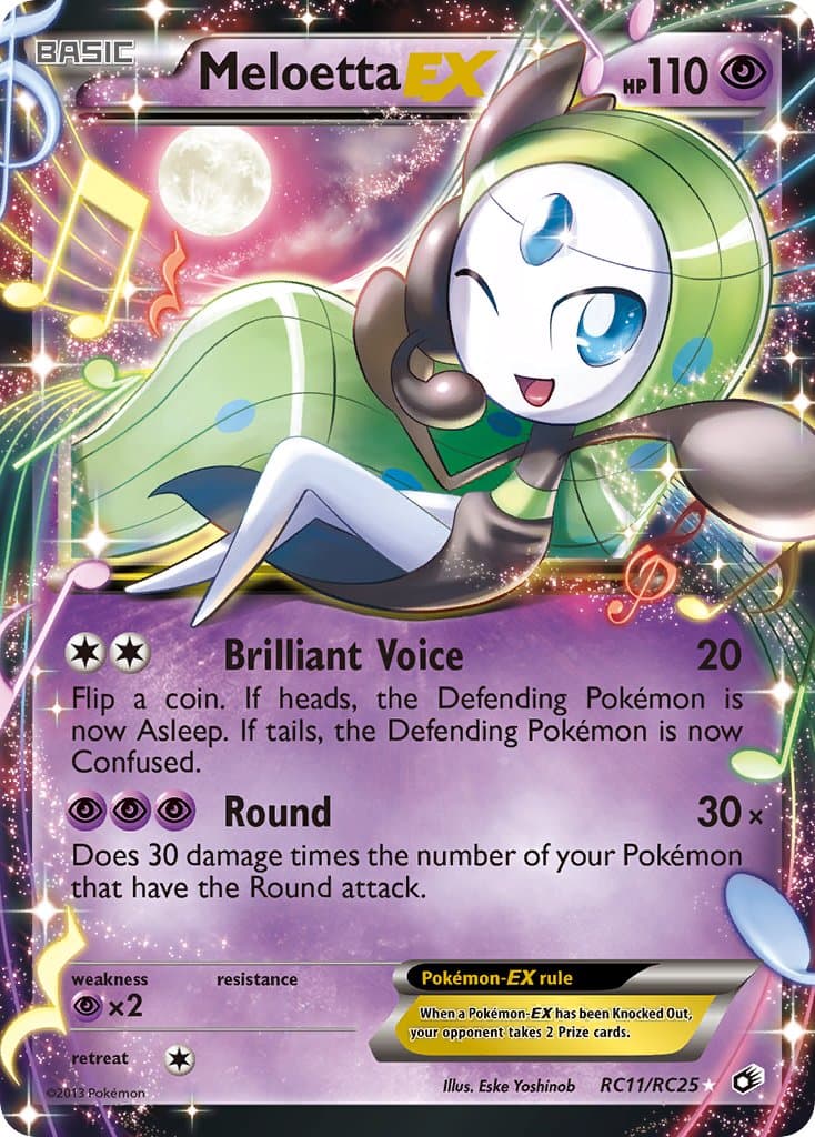 Meloetta Ex — Legendary Treasures