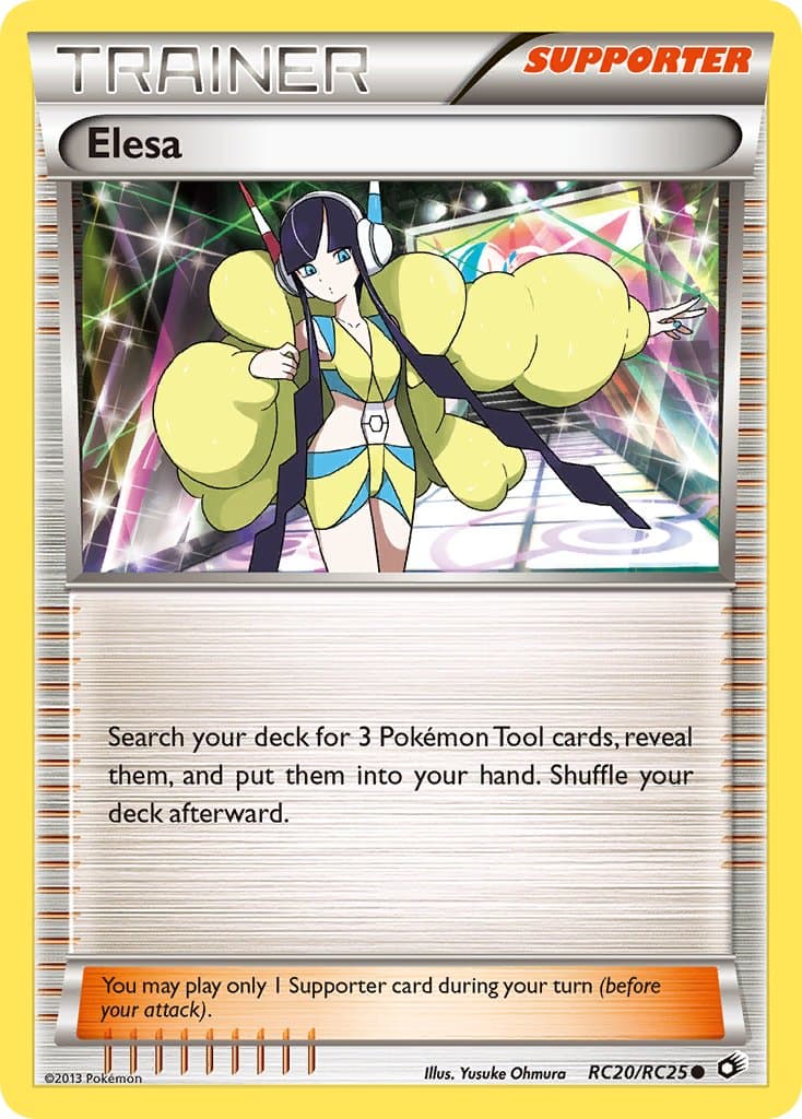 Elesa — Legendary Treasures Pokémon card
