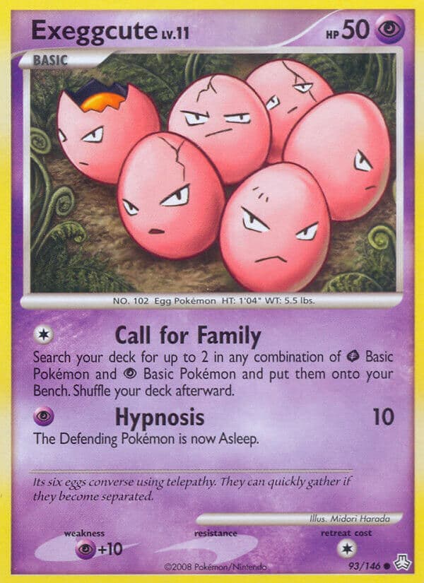 Exeggcute — Legends Awakened Pokémon card